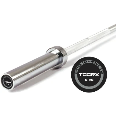 Afbeelding van Toorx Professional BO TEC200 Halterstang 220 cm Olympisch Cross Technique voor Techniek Training 50 mm