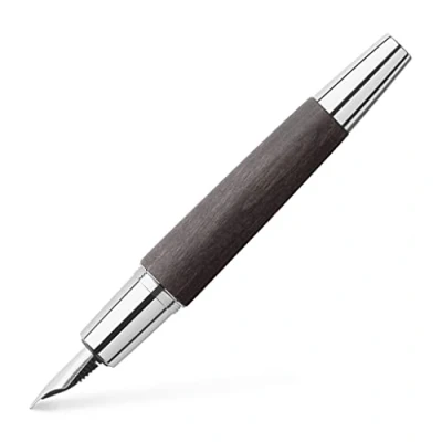 Afbeelding van Vulpen Faber Castell FC 148221 E motion chroom/ zwart perenhout F
