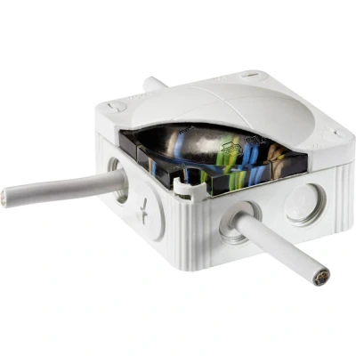 Afbeelding van Wiska COMBI 308/5 IP68 Set Aftakkast (l x b h) 85 51 mm Lichtgrijs 1 stuk(s)