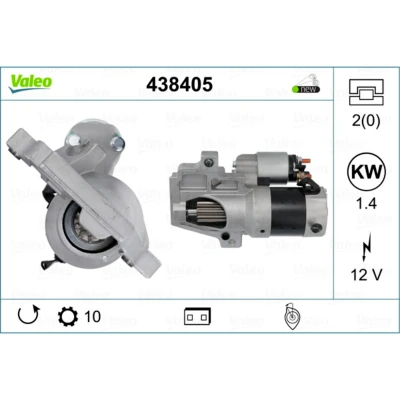 Afbeelding van Startmotor / Starter VALEO 438405