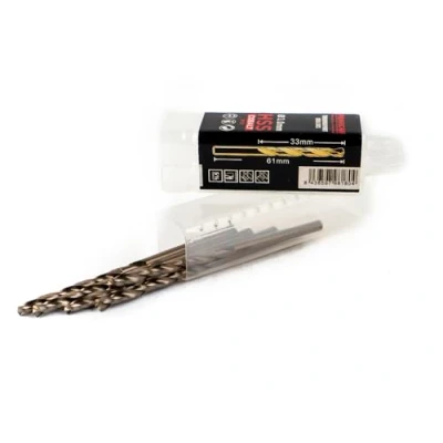 Afbeelding van Ferrcan Metaalboor HSS DIN338 M35 5% kobalt turbomax voor het boren in roestvrij staal, ijzer en andere metalen, verpakking van 5 stuks per maat (2 mm)