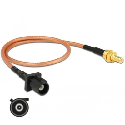 Afbeelding van Delock antennekabel FAKRA A stekker &gt; SMB RG 316 30 cm Deloc