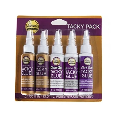 Afbeelding van Aleene&#039;s Tacky Glue 4 varianten per 5 verpakt.