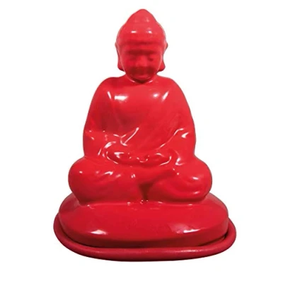 Afbeelding van Rayher 34447000 Latex gietvorm Boeddha, 6,5 x 12,5 cm, ideaal voor het gieten van creatief beton, Raysin gietpoeder, keramisch poeder, zeep, wax enz., wit