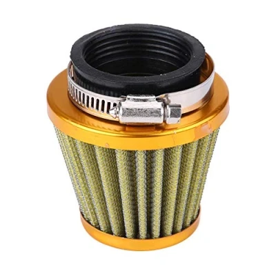 Afbeelding van 44mm Motorfiets Luchtfilter voor Gy6 150cc ATV Quad 4 Wheeler Go Kart Buggy Scooter Bromfiets default Geel Luchtfilters