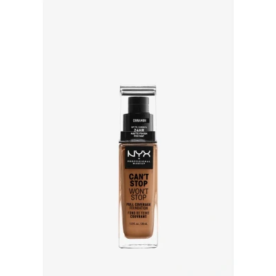 Afbeelding van Nyx Professional Makeup CAN&#039;T STOP WON&#039;T Foundation Foundation, Dames, Maat: One Size, 15.5 cinnamon