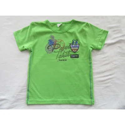 Afbeelding van dirkje , jongens, t shirt korte mouw fel groen tahiti, 92 2 jaar