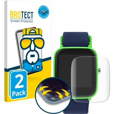 Afbeelding van BROTECT Full Cover Screen Protector voor ICE Watch smart junior 1.0 (2 Stuks) Schermbeschermer, 3D Curved