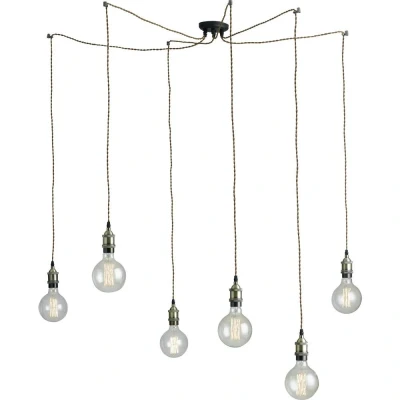 Afbeelding van ECO Light I GROOVE S6 Plafondlamp E27 Messing