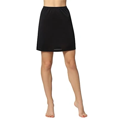 Afbeelding van Bellivalini BLV ME 897 Dames Onderrok kort elastisch licht Viscose Zwart L