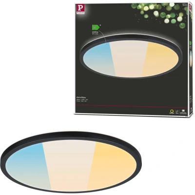 Afbeelding van Paulmann Atria Shine 71258 LED paneel 20.8 W Warmwit Zwart
