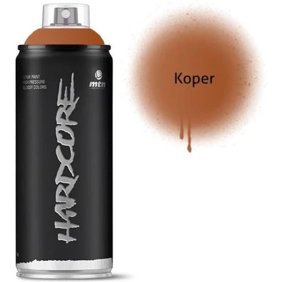Afbeelding van MTN Koperen spuitverf 400ml hoge druk en glans afwerking