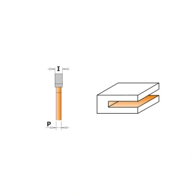 Afbeelding van Hm schijffrees 47,6 x 2 mm. met spindel+lager