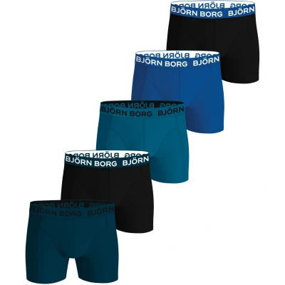 Afbeelding van Björn Borg Cotton Stretch boxers heren normale lengte (5 pack) multicolor Maat: S