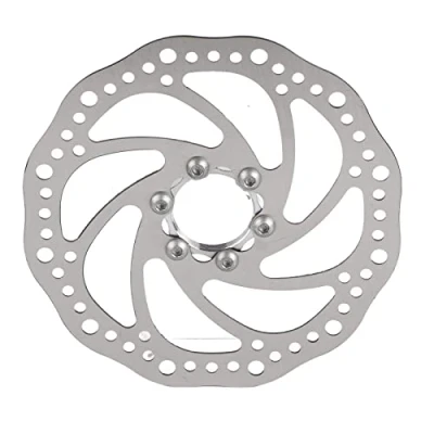 Afbeelding van 160 mm fiets schijfrem schijf met 6 schroeven Disc Brake Rotor roestvrij staal rem voor racefiets, mountainbike, MTB, BMX