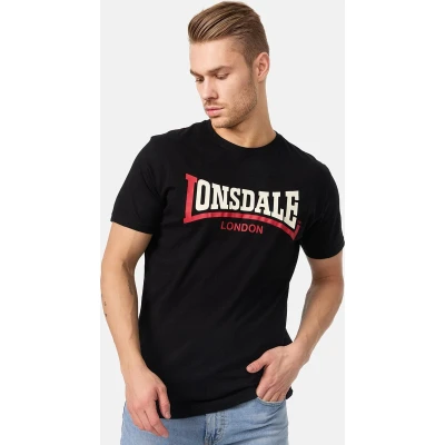 Afbeelding van Lonsdale TWO TONE Tshirt print, Heren, Maat: 4XL, Black