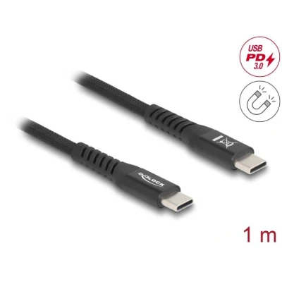 Afbeelding van Delock USB 2.0 Kabel Type C™ Stecker zu mit magnetischer