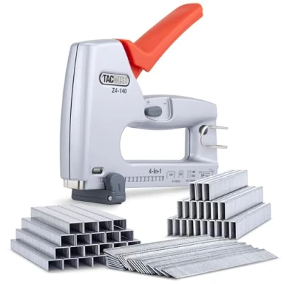 Afbeelding van Tacwise 1764 Z4 140 Professioneel 4 in 1 nietje/nagelpistool met 4000 nietjes en 2000 nagels, gebruikt van het type &amp; 91, nagels 18G serie 180 pennagels