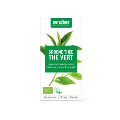 Afbeelding van Purasana Groene Thee Capsules 120VCP