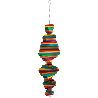 Afbeelding van Keddoc Vogelspeelgoed Stacker 70x17.5x5 cm Multi Color