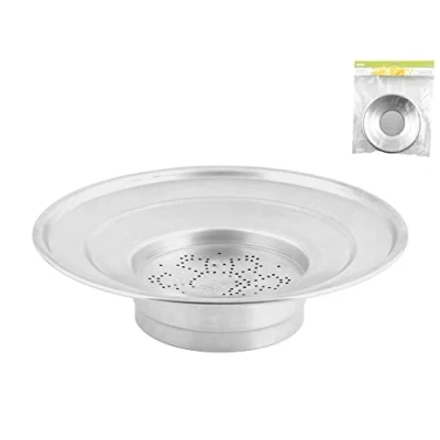 Afbeelding van Habi 450 aluminium vergiet capaciteit (25 cm), metaal, zilver, 25 cm