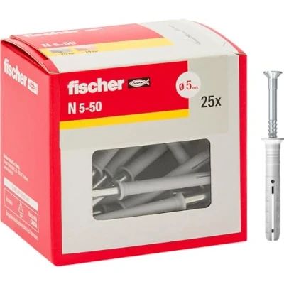 Afbeelding van Fischer pluggen 5X50 MM grijs