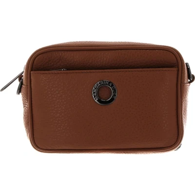 Afbeelding van MANDARINA DUCK Leren Schoudertas Gordeltas Mellow Leather Camera Bag Indian Tan Bruine