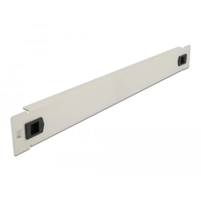 Afbeelding van Delock 19″ netwerk kast blind deksel zonder gereedschap 1 U grijs