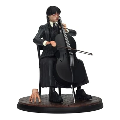 Afbeelding van SD TOYS Wednesday figuur met cello 20 cm