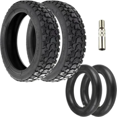Afbeelding van Natcoo 8,5 inch (18,5 cm) E scooter offroad banden 50/75 6.1 + verdikte slang 8 1/2 x 2 voor Xiaomi M365, Pro, 1S, Pro 2, Mi 3, Soflow SO4 Gen2, scooter, reservebanden, accessoires