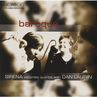 Afbeelding van Dan Laurin, Sirena Recorder Quartet Baroque (CD)
