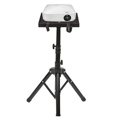 Afbeelding van Draagbaar standaard voor 1,2 m Maclean MC 920 projector, gemaakt van staal, in hoogte verstelbaar
