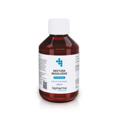 Afbeelding van 2x Bipharma Mixtura Resolvens Hoestdrank 250 ml