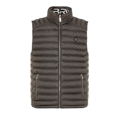 Afbeelding van Redbridge Gewatteerd vest met ritssluiting, opstaande kraag, antraciet, M