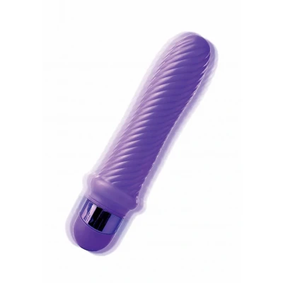 Afbeelding van Vibrator met Geribbelde Schacht Grape Swirl