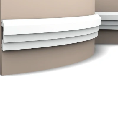 Afbeelding van Orac P7070F wandlijst 200x7.4x2.2 cm flexibele wand verfraaiing