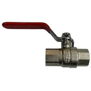 Afbeelding van Afsluitkraan / Kogelkraan Messing lange draad 1 1/2&quot; binnendraad
