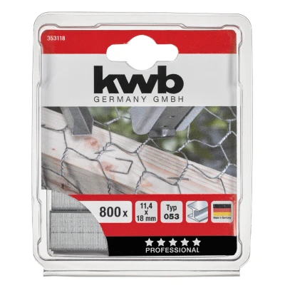 Afbeelding van KWB Nieten Hard Type 053C 18 mm 800 Stuks
