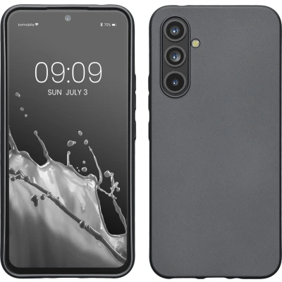 Afbeelding van kwmobile telefoonhoesje geschikt voor Samsung Galaxy A54 5G Hoesje smartphone Back cover in metallic grijs