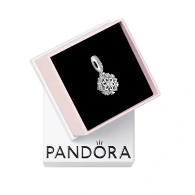 Afbeelding van Pandora 792355C01 Hangbedel Sparkling Snowflake zilver zirconia wit