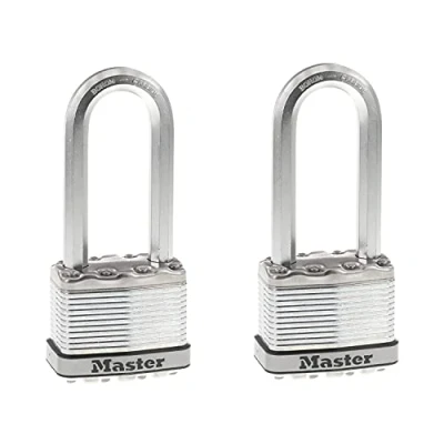 Afbeelding van Master Lock M5XTLJ Magnum hangslot met sleutel, 2 stuks, gelijksluitend