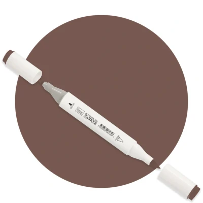 Afbeelding van Dark Brown Twin Tip Alcohol Ink Marker