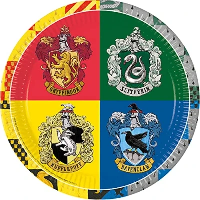 Afbeelding van Harry Potter borden 23cm 8 stuks