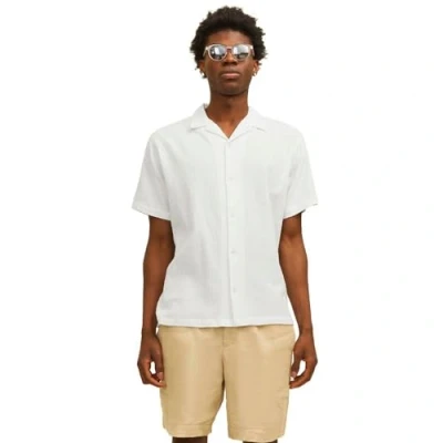 Afbeelding van JACK &amp; JONES Jorluke Crinkle Resort Shirt Ss Sn Vrijetijdshemd voor heren, cloud dancer, S
