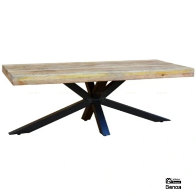Afbeelding van Mango Coffeetable 3+3 top with Spider Leg