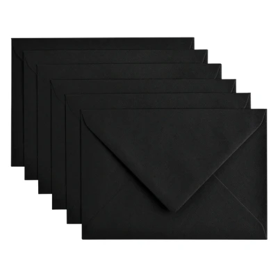 Afbeelding van Envelop Papicolor C6 114x162mm ravenzwart