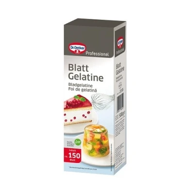 Afbeelding van Dr.Oetker Prof. Bladgelatine 500gr