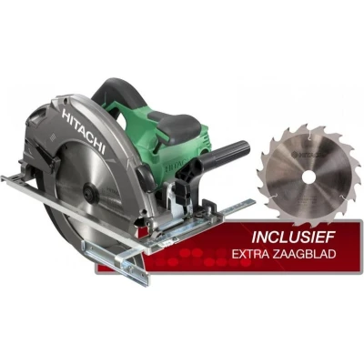 Afbeelding van HiKOKI C9bU3 WBZ cirkelzaagmachine met rem in koffer + gratis zaagblad 752456