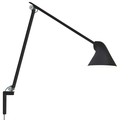 Afbeelding van Louis Poulsen NJP long arm wandlamp LED zwart