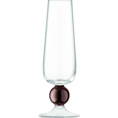 Afbeelding van L.S.A. Oro Champagneglas 230 ml Set van 2 Stuks Glas Koper
